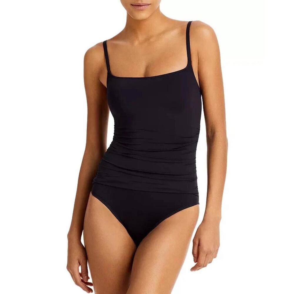 La Blanca Island Goddess One Piece Swimsuit Size 16 – Black